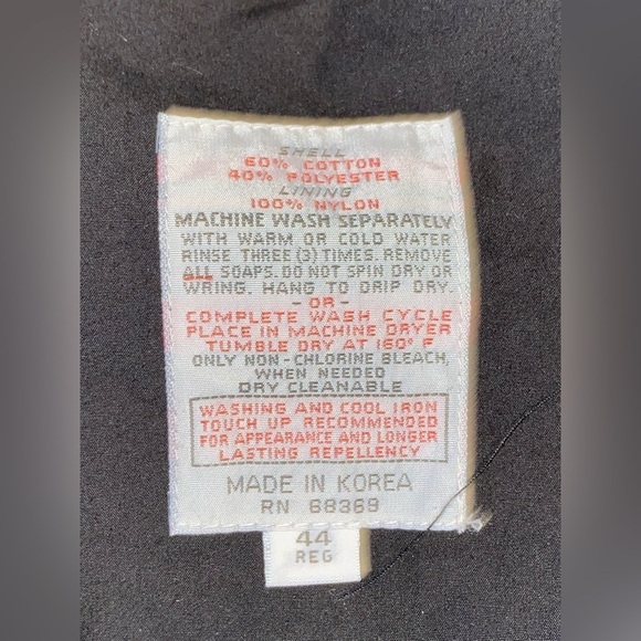 Vintage Buckaroo Modern J1950 Wool Black‎ Pea Coat Eight Button Men L Cowboy - Picture 7 of 11